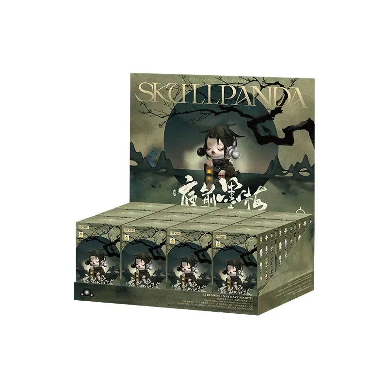 POP MART SKULLPANDA The Ink Plum Blossom Series Trendy Blind Box Toys Mystery Box Mistery Action Figure Surprise Birthday Gift