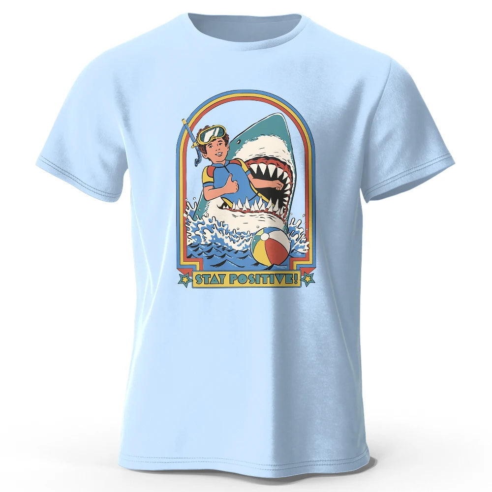 Men's "Stay Positive" Vintage Cotton T-Shirt