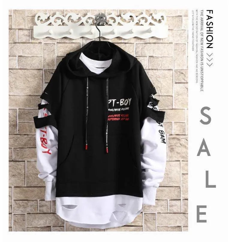 Men’s Y2K Hip Hop Anime Hoodie