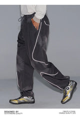 Men's Loose Fit Elastic Waist Cargo Pants