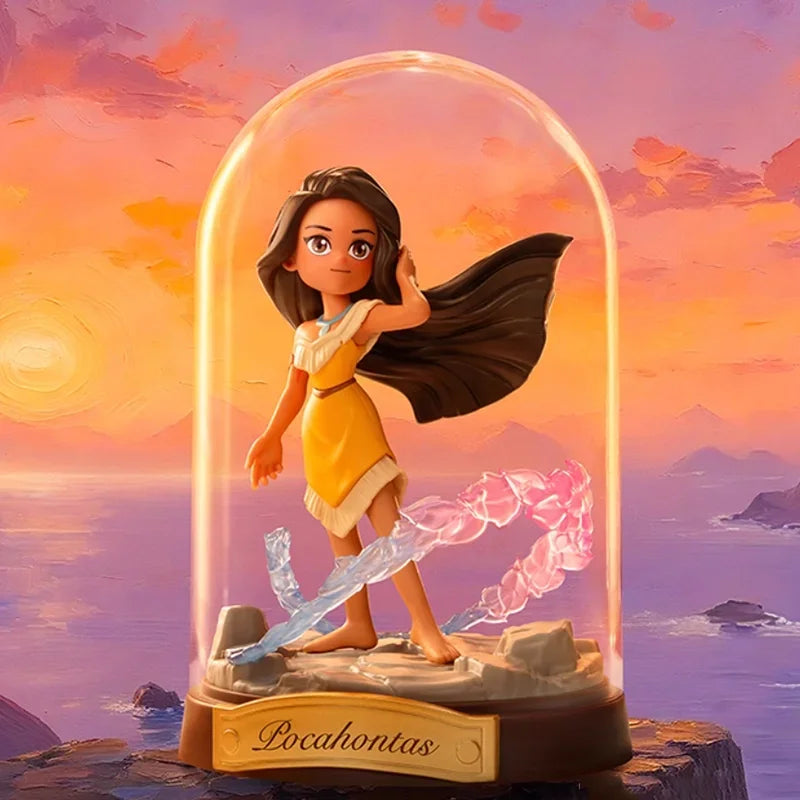 POP MART Disney PRINCESS Create Your World Series Blind Box Surprise Mystery Box Anime Action Figurines Home Decor Desktop Model