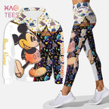 Disney Mickey & Minnie Mouse Hoodie & Leggings Set | Women's Athletic Tracksuit