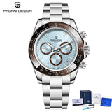 2026 New PAGANI DESIGN Rose Gold Chronograph Men's Watches Luxury Quartz Watch For Men Automatic Date Stainless steel Wristwatch