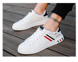 2026 Mens Casual Sneakers New Fashion Lace-up White Shoes Student Comfort Sports Plus Size Vulcanized Shoes Zapatillas De Hombre