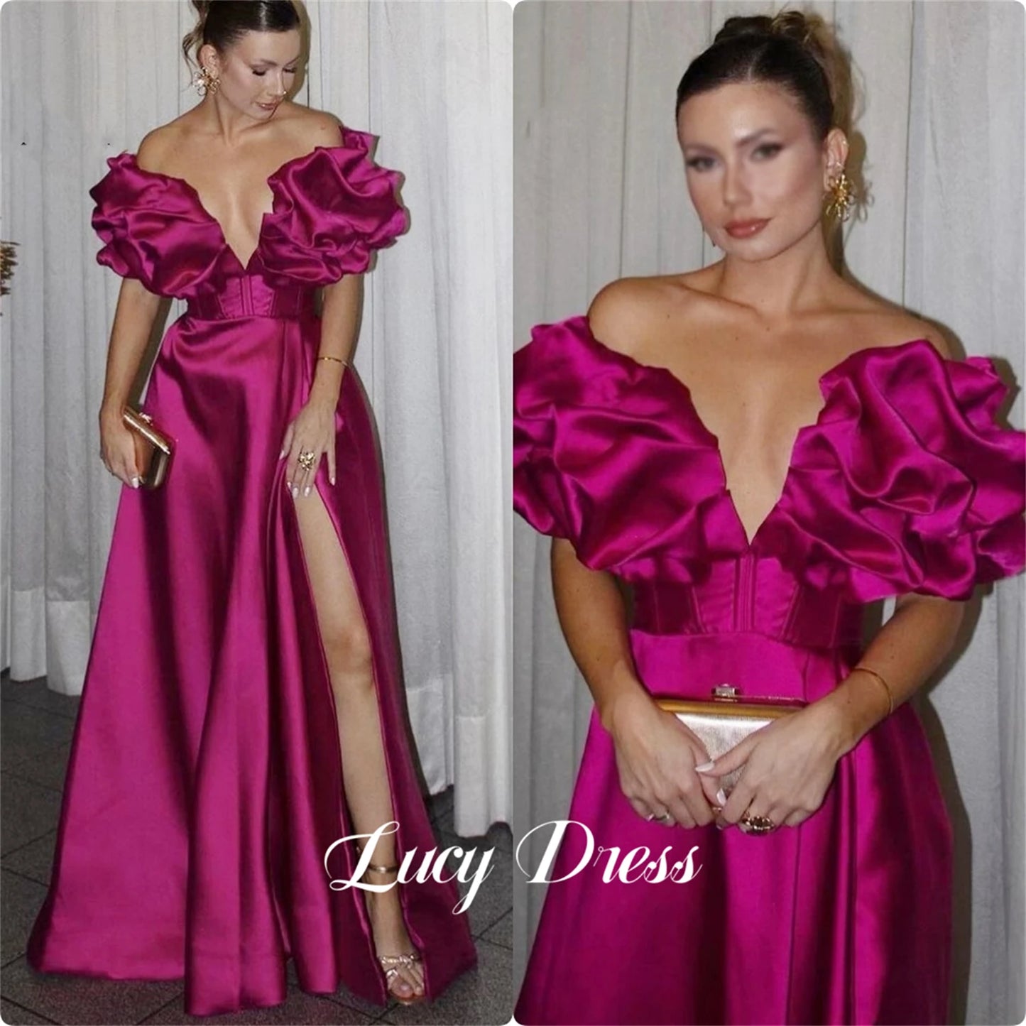Satin A-Line Sweetheart Prom Gown | Custom Made