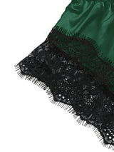 Women’s Plus Size Lace 2-Piece Pajama Set