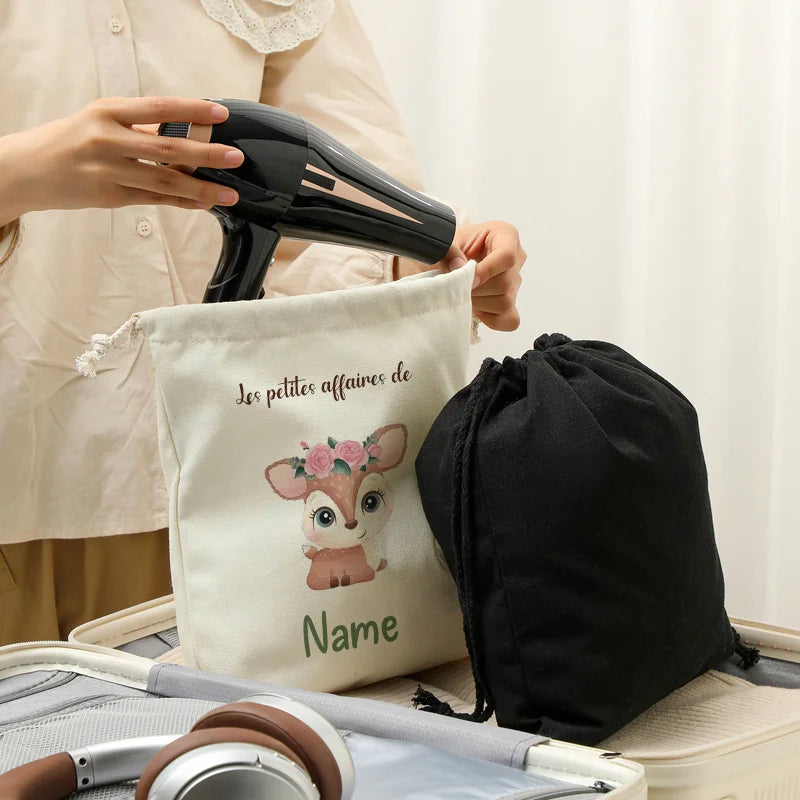 Customizable Hair Dryer Drawstring Travel Pouch, Perfect for Organizing Hair Tools, Jewelry, And Other Supplies for Women Gifts