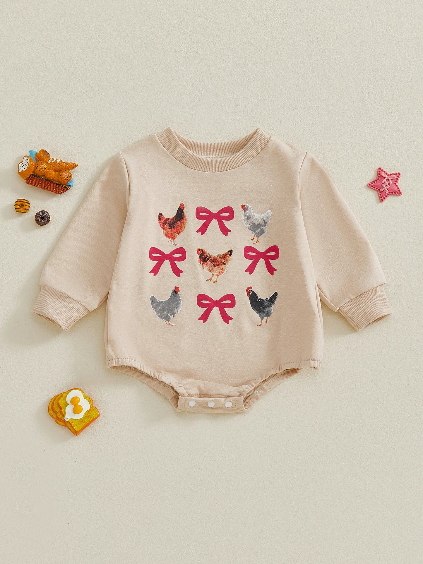 Cozy Animal Print Infant Winter Jumpsuit