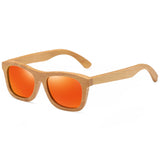 GM - Vintage Bamboo And Wood Sunglasses, Handmade,, Fashion, Sports Glasses,1725VIP