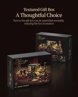 1331-Piece Vintage Steam Car Building Block Set