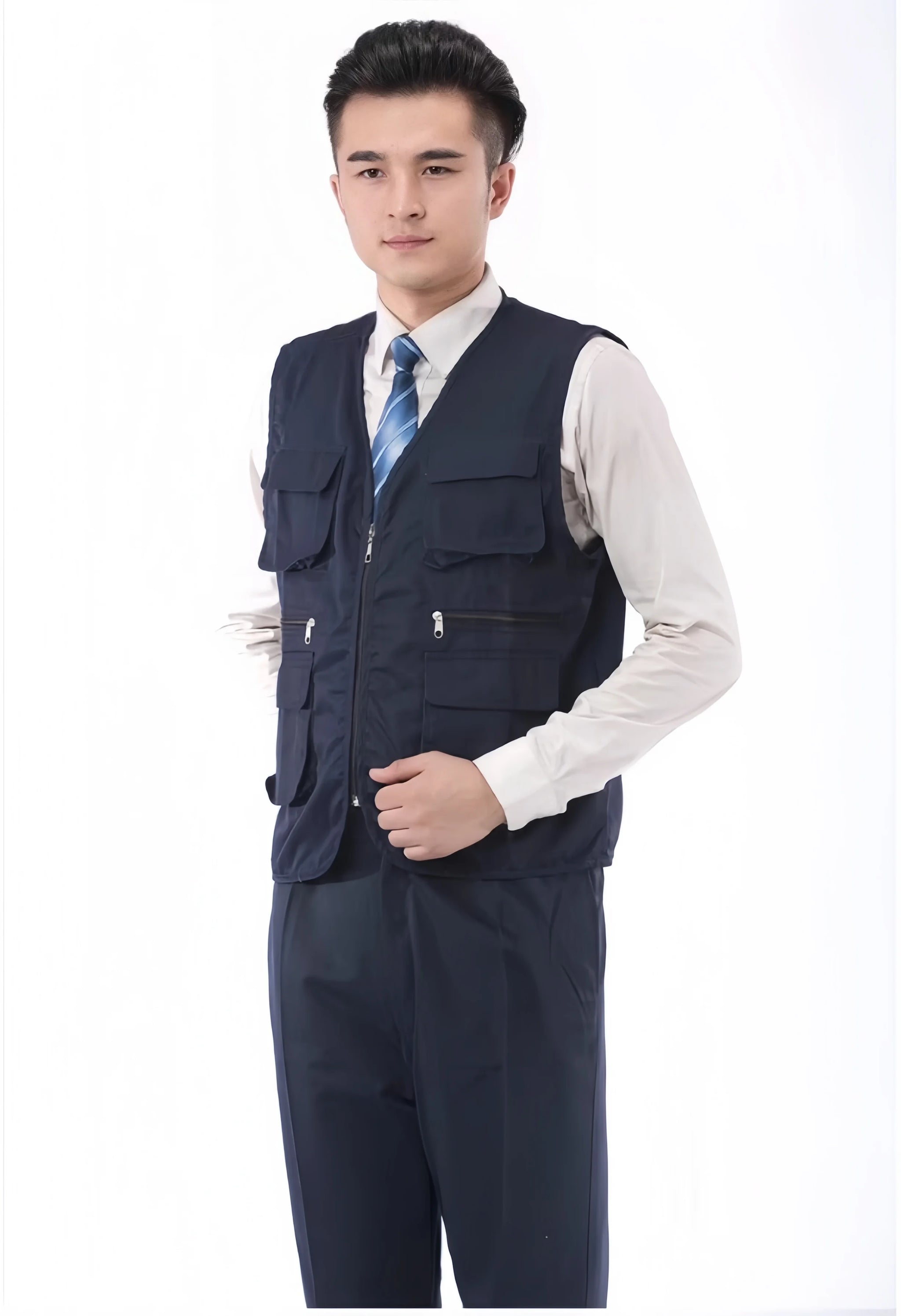 Men's Multi-Pocket Safari Vest – Lightweight All-Season Outerwear