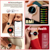 Women Smartwatch 1.32inch AMOLED Screen Call ECG Sport Watch Blood Pressure Micro physical examination AI dial Women Smart Watch