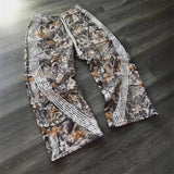 Y2K Camo Cargo Pants – Relaxed Drawstring Joggers