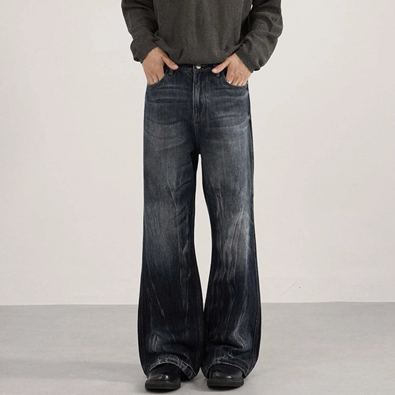 Men's Blue-Gray Relaxed Fit Jeans