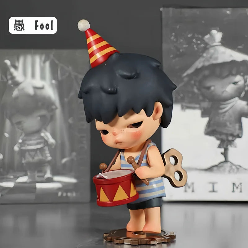 POP MART Hirono The Mime Series Figure Anime Cartoon Action Figurine Blind Box Toys Doll Cute Mysterious Box Birthday Boys Gifts