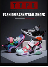 Kids' Pro-Grip Athletic Basketball Shoes