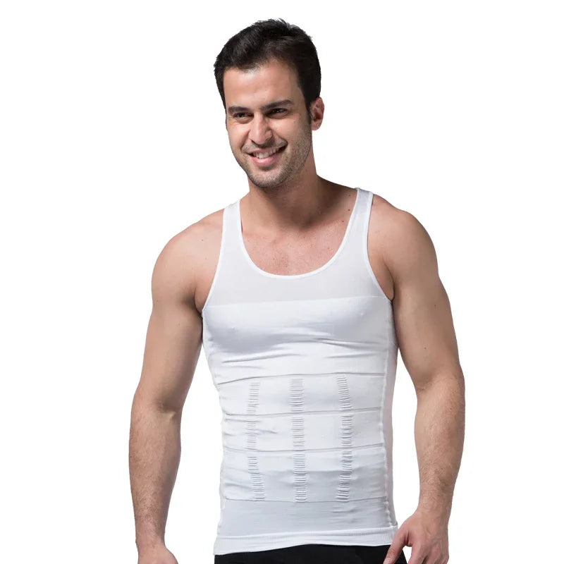 2/1 Slimming Vest Men's Slimming Bodysuit Slimming Waist Corset Corset Slimming Vest Slimming Slimming Tummy Trimming Shapewear