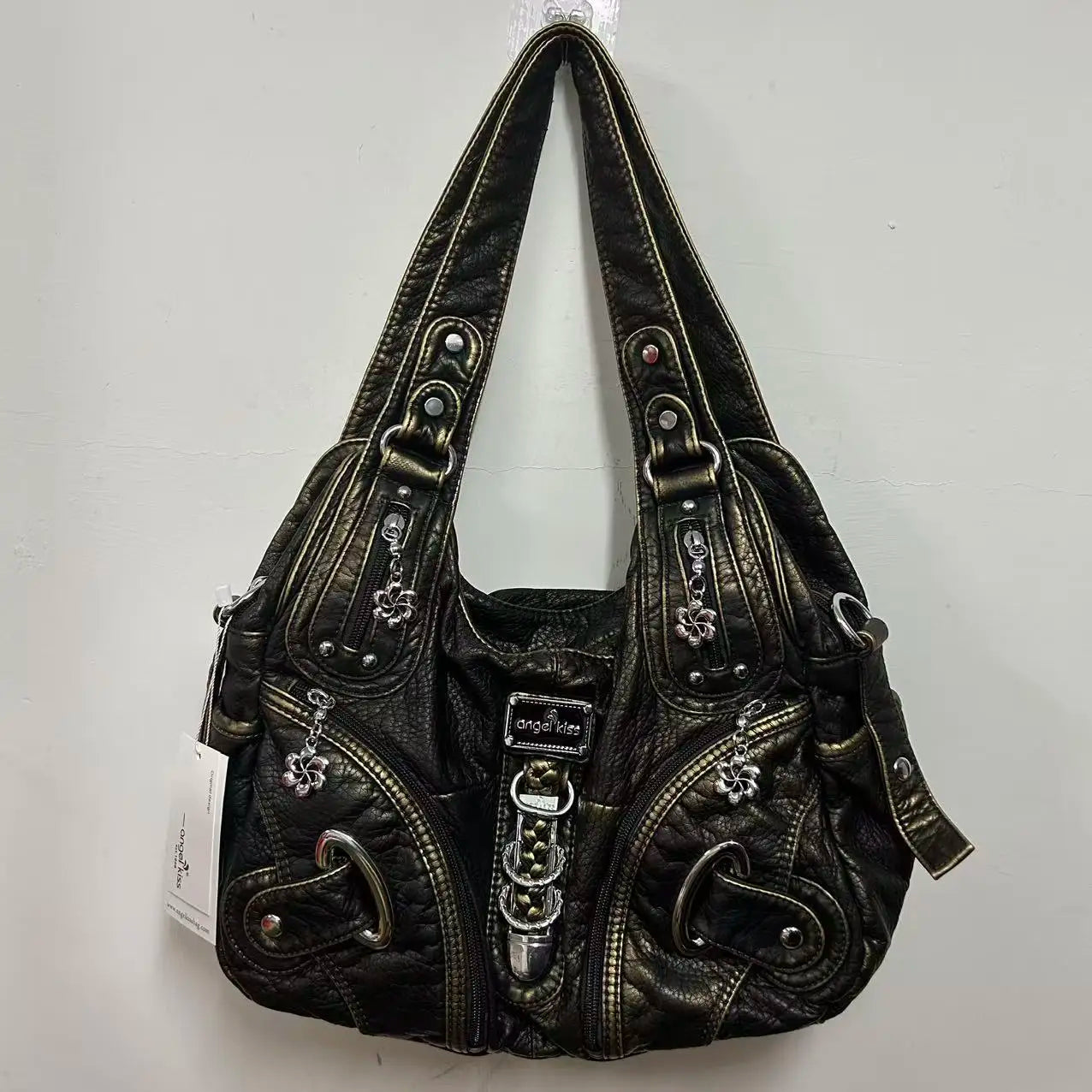 Women Handbags Fashion Leopard Shoulder Bag Large Tote Top-handle Shopping Pack Multifunctional Satchel Lady Hobos  Big Purse