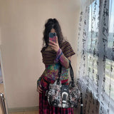 Women Handbag Satchel Top-handle Shoulder Bag PU Dumpling Pack Multi-pockets Shoulder Bags Phone Money Pack