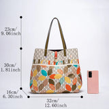 Women's Work 2024 Seasons New Leisure Personalized Tote Bag Fashion Underarm Bag Retro Large Capacity Shoulder Bag