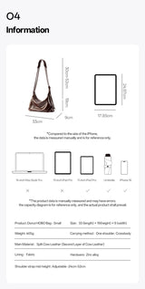Amazing Song Donut Hobo Bag S
