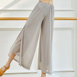 Women's Wide-Leg Nylon Dance Pants
