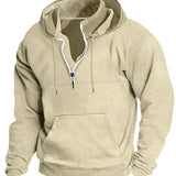 Men's Half-Zip Fleece Hoodie