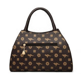 Luxury Handbag Fashion Print Large Capacity Soft Leather Women Shoulder Crossbody Bag Leisure Designer Ladies Purses and Handbag