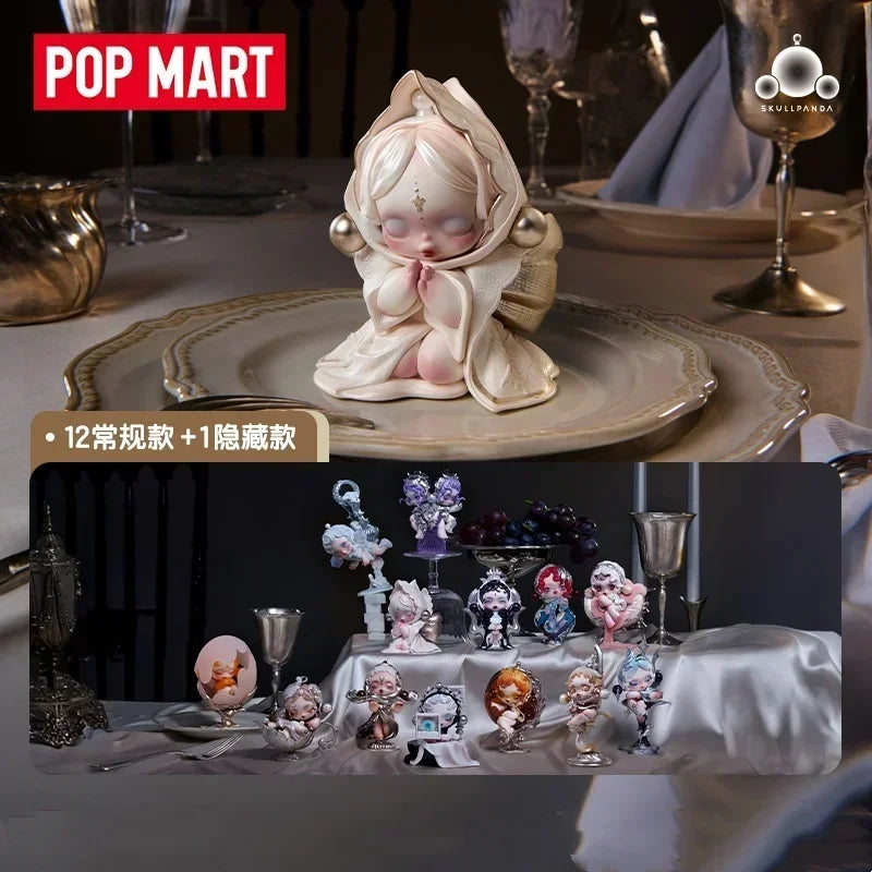 POP MART SKULLPANDA The Feast Begins Series Mystery Box Genuine Blind Box Guess Toys gift Ornament Figurines Home Decor Desktop