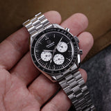 Watchdives New Wd1863 Quartz Men Watch VK63 Chronograph Bubble Sapphire Waterproof 39Mm Steel Top Brand Luxury Business Watch