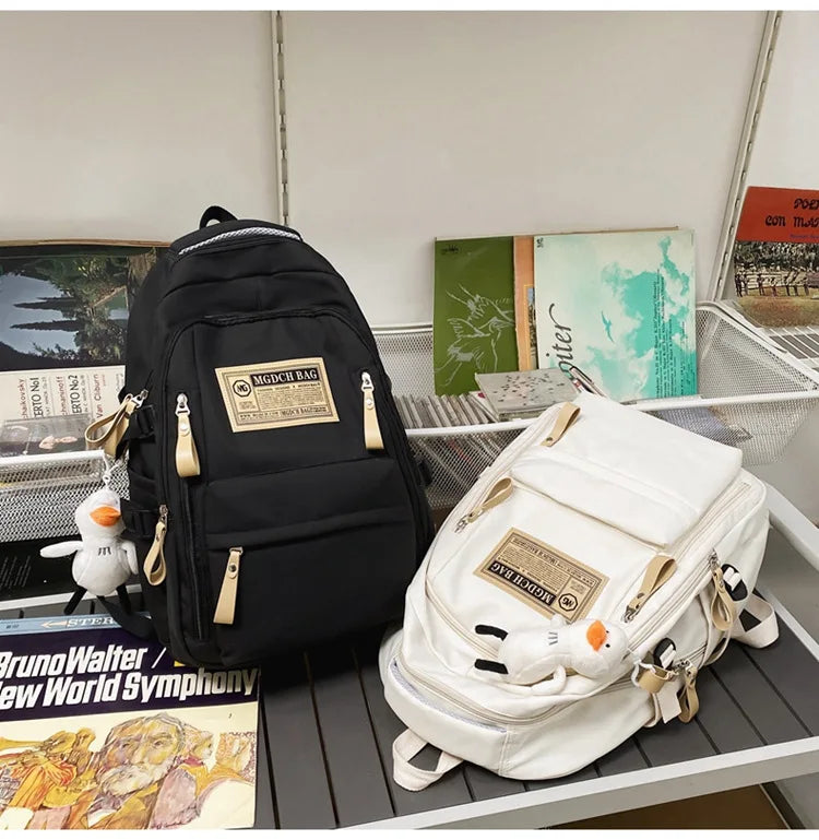 Fashion Big Student School Backpack Rucksack Girls Boys School Bag High Capacity Women Backpack Female Leisure Travel Mochila