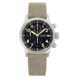 Militado ML1868KF Retro VK67 Quartz Chronograph Watch Stainless Steel Case 3 Dial Waterproof 100M  Multifunction Military Watch