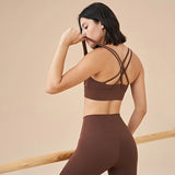 TRY TO BN 2 Piece Yoga Set Women's Tracksuit Sports Bra High Waist Leggings Tummy Control Squat Proof Workout Outfit Gym Clothes