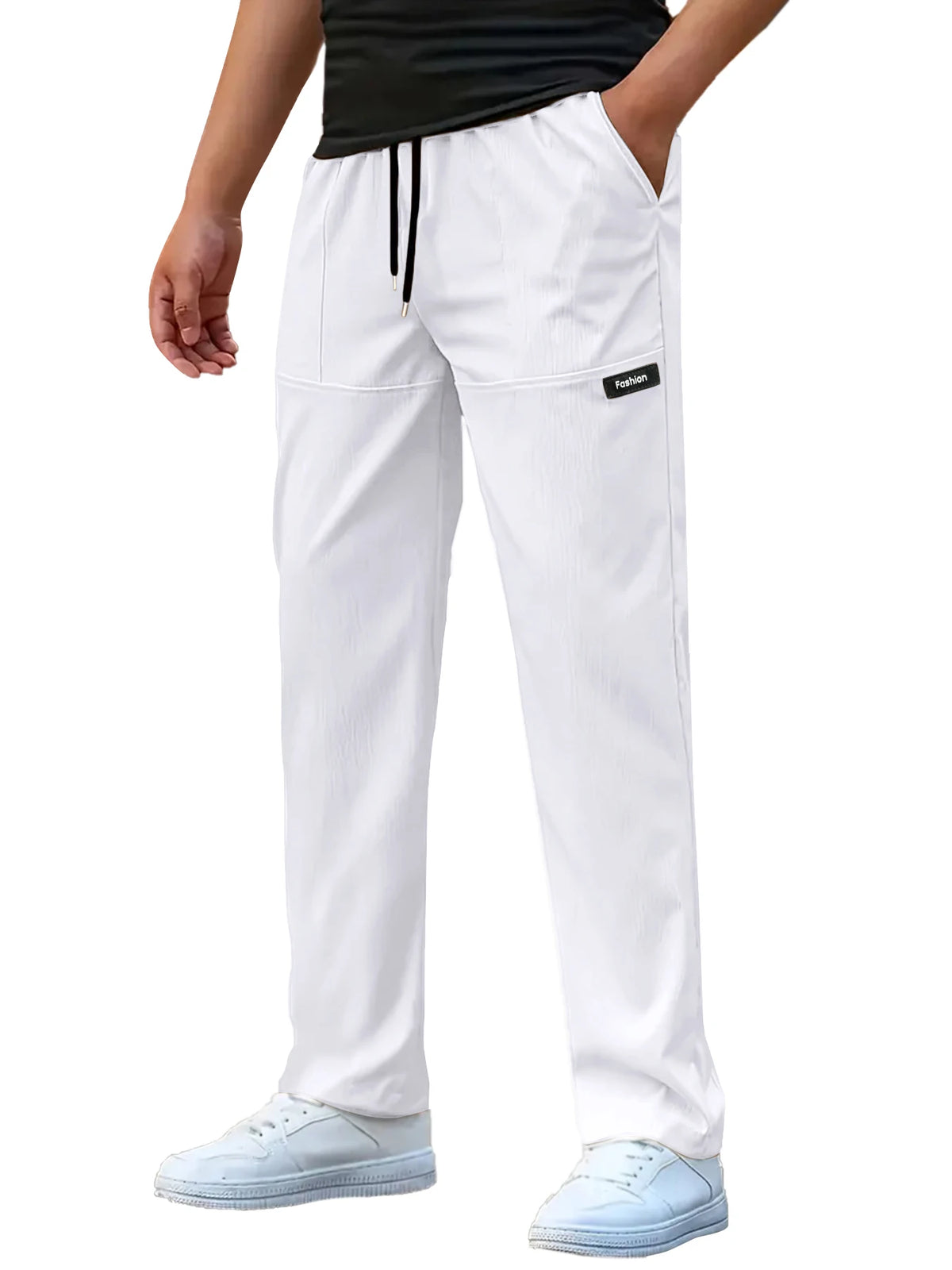 Men's Casual Loose Straight Sports Pants Gym Sport Trousers for Men Jogger Sweatpants Running Workout Jogging Long Pants