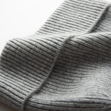 MERRILAMB Men's Pure Cashmere Ribbed Beanie | Soft & Warm