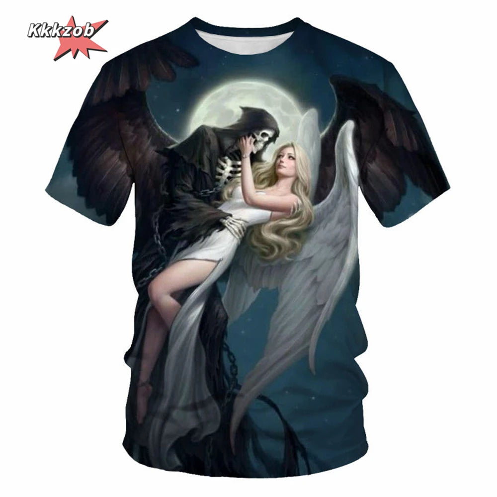 Men's Skull Beer Graphic T-Shirt