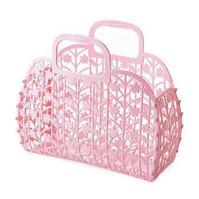 Girls' Woven Basket Tote Bag – Disassemble & Play