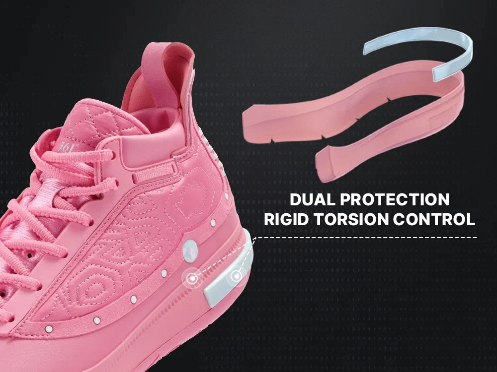 361 Degree Joker 1 Men Basketball Shoes StableWear-resistant Rebound Shock Absorption High-top Combat Male Sneakers 672541101F