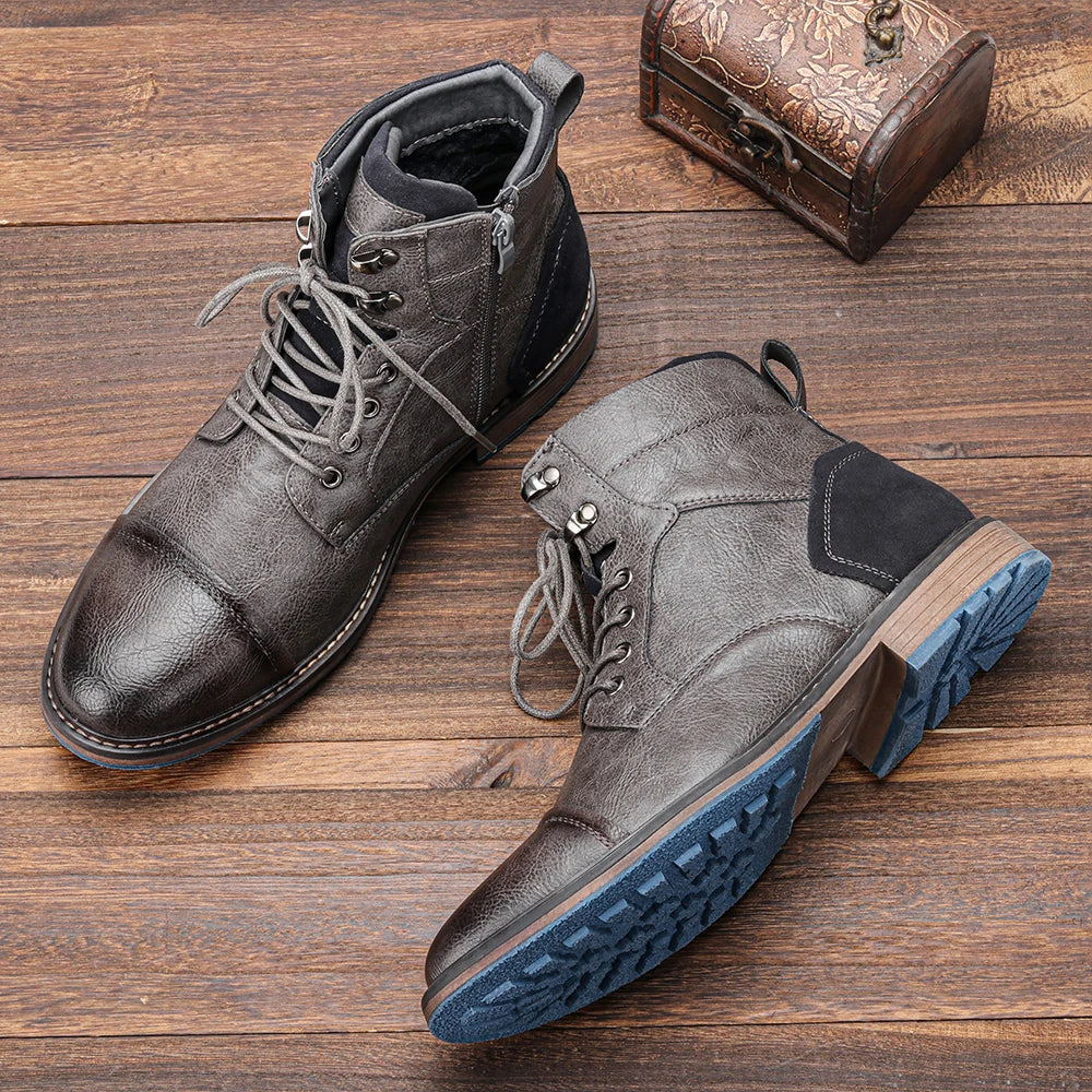 Men’s Classic Leather Ankle Boots