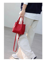 Women Real Leather Crossbody Bags Luxury Small Size Cute Handbag Soft Shoulder Bag 2024 New Arrival Designer Style