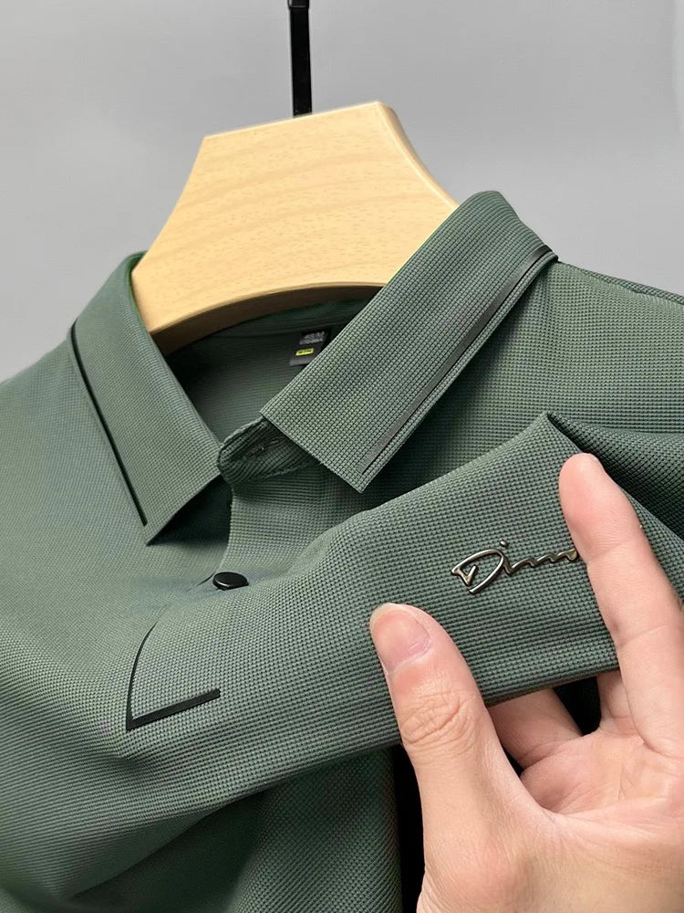 Men's Diamond Emblem Polo Shirt | Premium Casual