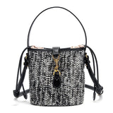 CHCH Women's Shoulder Bag Summer New PP Grass Woven Handbag Holiday Phone Bag