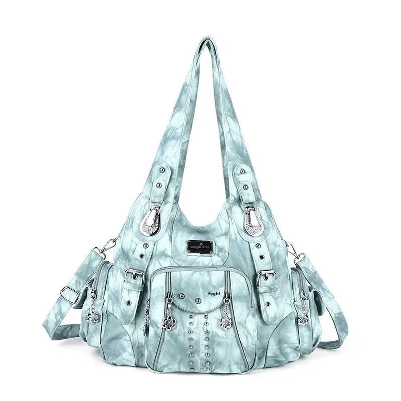 Women Fashion Handbags Women Shoulder Bags PU Leather Handbag Female Satchel Big-capacity Shoulder Purse Bag Bolsa Feminina