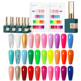 30-Piece Gel Nail Polish Set | Valentine's Romance Collection