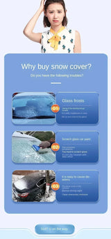 Universal Half Car Cover – Snow, Frost & Sun Shield