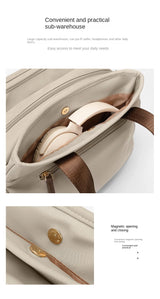 GOLF Women's Handbag Apricot New In Shoulder Bucket Bags for Woman Top Handle Bags Nylon Handbags Ladies Crossbody Fashion 2024