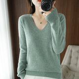 Women’s Lace V-Neck Knit Sweater