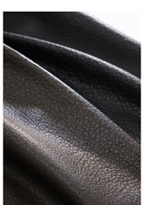 Mauroicardi Spring Oversized Black Soft Pu Leather Jacket Men Long Sleeve Belt Luxury Designer European Fashion Clothes 2025