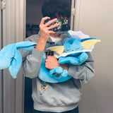 Pokemon Plush New Eevee Evoli Sleep Plush Vaporeon  Pikachu Peluche Stuffed Toys Cartoon Soft Doll Gift
