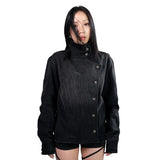 Y2K Gradient Fencing Jacket – Unisex Streetwear